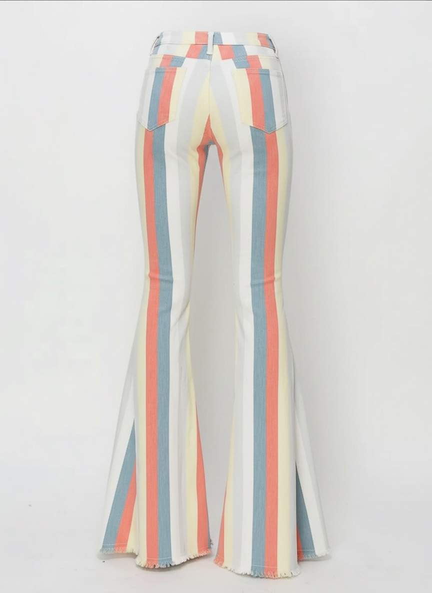 Solara Stripe Bellbottoms